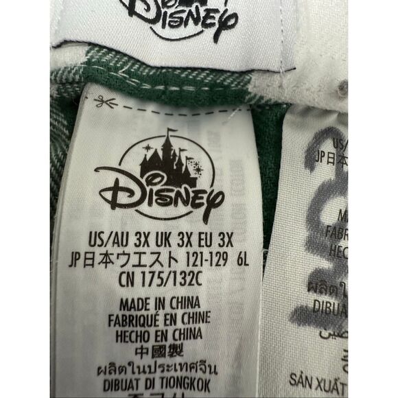 Disney Mickey Mouse & Donald Duck Plaid Christmas Flannel Pajama Pants Size 3X - Picture 11 of 16